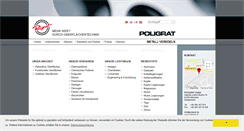 Desktop Screenshot of poligrat.de